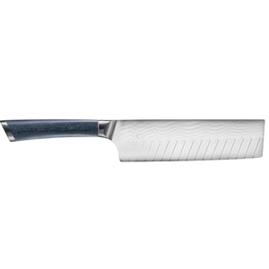 6.5 Inch Nakiri Chef <b>Knife</b> Stainless Steel Sharp Blade Brown Wood Handle Kitchen Vegetable Chopping <b>Slicing</b> Dicing <b>Knife</b> - Product Image 1