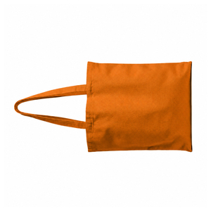 Sac à longue poignée de style nouveau pour le shopping, couleur unie personnalisée et simple, en tissu de coton pour les courses. - Product Image 3
