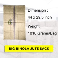Sacs en jute Binola de haute qualité, 44x29,5 pouces, 1010g, 100kg, qualité alimentaire, recyclables, écologiques, vente en gros Goodman Global