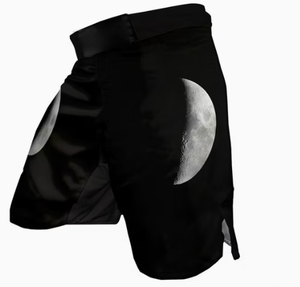 MMA Shorts <b>Men</b> Black Sublimation Print Quick Dry Mixed Martial Arts Wear Regular Fit Adult Fight <b>Trunks</b> - Product Image 6