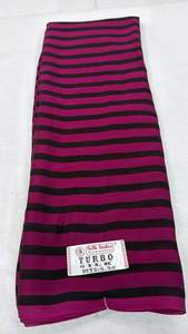 Tela de gasa georgette a rayas rosa y negra con estampado digital personalizado para vestidos y prendas de mujer, para usar en vestidos y krutis de mujer. - Product Image 3