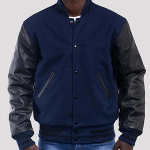 Chaqueta de Béisbol Casual a la Moda, Diseño Personalizado con Bordado, Chaqueta Varsity, Tejida, Impermeable y Resistente al Viento para Hombre - Product Image 2