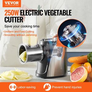250 elettrica W sparatutto per insalata formaggio grattugia affettatrice per verdure trituratore in acciaio inox Food Cutter 5 accessori per formaggi di frutta - Product Image 2