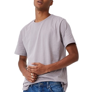 เสื้อยืด OEM ผลิตตามสั่ง ขายส่ง เสื้อยืดแขนสั้นสำหรับผู้ชาย ผ้าฝ้ายแท้/โพลีเอสเตอร์ และผ้าเนื้อนุ่มสบาย - Product Image 1
