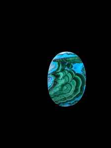 Lot de cabochons en pierre de chrysocolle malachite naturelle - Pierres précieuses en gros, lot de pierres précieuses en vrac et bijoux - Product Image 3