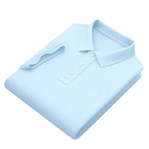 Polo de Manga Corta Blanco para Hombre al por Mayor, 100% Algodón, Bordado, Transpirable, Tejido Liso, OEM ODM - Product Image 4