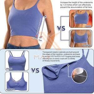 สปอร์ตบราออกแบบใหม่ล่าสุด โลโก้สั่งทำได้ ผลิตจากผ้าสแปนเด็กซ์และโพลีเอสเตอร์ สำหรับผู้หญิง มีจำหน่ายแล้ว - Product Image 3