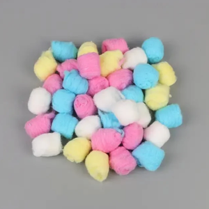 Boules de coton multicolores vives, lot de 50, coton doux et absorbant pour les arts, l'artisanat, les décorations, les projets scolaires - Product Image 2