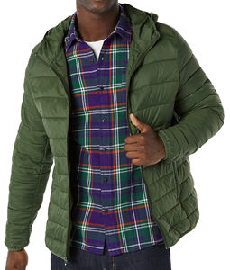 Blouson matelassé homme OEM 2025-26, imperméable et respirant, col montant, brillant, rembourré en coton épais, idéal pour l'extérieur – Nouvelle collection hiver, vente chaude - Product Image 5