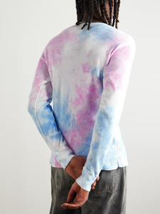 Camisetas Unisex al por Mayor, Personalizadas con Tinte Tie Dye, de Polialgodón, Estilo Urbano, Cuello Redondo, Calidad Premium - Product Image 3