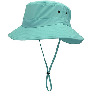 Sombrero de pescador con visera, para senderismo y pesca, con cordón, de malla personalizada, de secado rápido, de ala ancha, unisex, para viaje - Product Image 2