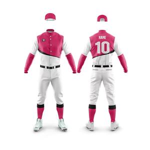 Ensemble d'uniformes de baseball sur mesure avec logo brodé et impression par sublimation pour équipes OEM ODM Vente en gros - Product Image 1