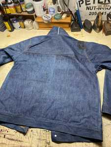 Men's Denim <b>Jacket</b> Workwear Style Stand Collar Regular <b>Fit</b> 100 Cotton Washed Blue Breathable Autumn Outerwear - Product Image 4