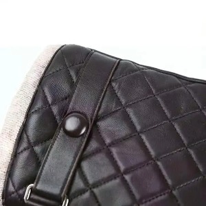 ถุงมือหนังแท้คุณภาพสูงสำหรับผู้ชาย แบบคลาสสิก บุผ้าฝ้ายสำหรับฤดูหนาว ใช้งานหน้าจอสัมผัสได้ เป็นมิตรกับสิ่งแวดล้อม ระบายอากาศได้ดี เหมาะสำหรับกิจกรรมกลางแจ้ง - Product Image 6