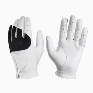 Nouveaux gants de golf pour hommes personnalisables, en maille respirante et douce, avec sangle de poignet réglable et fermeture auto-agrippante pour les sports manuels - Product Image 1