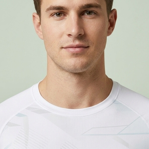 OEM Custom <b>Mens</b> Half Sleeve Compression Fitness Shirt <b>Stretch</b> Athletic Gym Workout Performance Apparel - Product Image 5