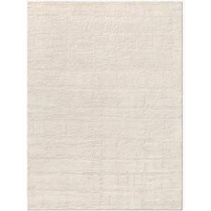 Alfombra Moderna de Lana/Seda Anudada a Mano de Alta Calidad, Azul/Marrón, con Patrón Floral Oriental, Resistente a las Manchas, Apta para Mascotas, para Comedores - Product Image 1