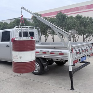 Mini-<span class=keywords><strong>grue</strong></span> à flèche manuelle certifiée CE, 400 kg, 500 kg, 100 kg, 200 kg, à fixation sur attelage ou murale, pour pick-up, <span class=keywords><strong>camion</strong></span> de remorquage, remorque - Product Image 1