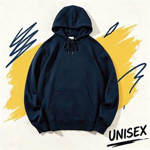 เสื้อฮู้ดดี้ผู้ชายปักลายโลโก้ ผ้าฝ้าย 100% หนัก 300gsm ทรงโอเวอร์ไซส์ สไตล์สตรีทแวร์ วินเทจ ล้างสีแบบแอซิดวอช มีกระเป๋า - Product Image 2