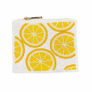 กระเป๋าใส่เหรียญลูกปัดลายปูสีแดง รุ่น TIMELESS CRAFT TS-736 กระเป๋าซิปทำมือสไตล์ชายฝั่ง ลายทะเลน่ารักทันสมัย เหมาะสำหรับไปทะเล - Product Image 3
