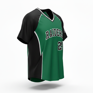 Camiseta de béisbol personalizada OEM, sublimada, con botones, para deportes, con nombre del equipo, número y diseño personalizado para hombres y mujeres - Product Image 5