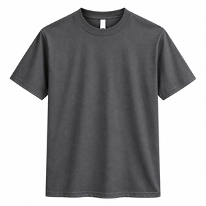 เสื้อยืดคอกลมผู้ชายแบบเรียบง่าย ปรับแต่งได้ 100% เป็นมิตรกับสิ่งแวดล้อม น้ำหนัก 200 กรัม ทรงปกติ ผลิตจากผ้าฝ้าย ขายส่ง - Product Image 3
