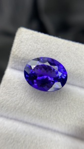 Certified Natural Top Color Tanzanite Oval Cut Stone With Excellent Color Quality Natural Zoisite 7.25 Carat Loupe Clean - Product Image 4