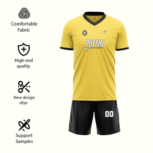 Kit d'uniformes de sublimation en gros, uniformes de football, maillot et pantalon de football réversibles, uniforme de sport d'extérieur - Product Image 2