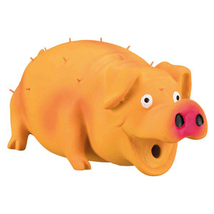Juguete de Látex para Mascotas, Diseño de Cerdito, Sonido Original, 21 cm - Product Image 3