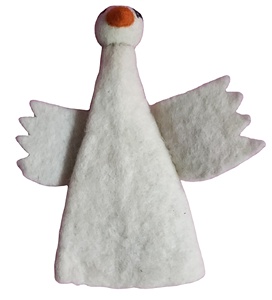 Oeuf en feutre multicolore personnalisable fait à la main ensemble de conception d'oiseau confortable ustensiles de cuisine durables accessoires décorations de fête - Product Image 3