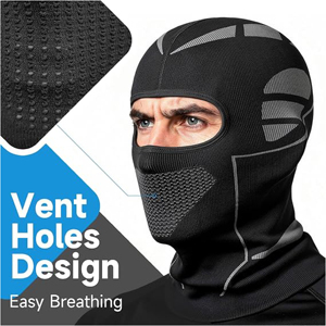 Cagoule de moto personnalisée sans couture, respirante en maille, masque intégral coupe-vent, doublure de casque de motard, bonnet-foulard - Product Image 3
