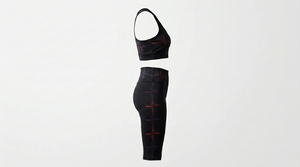 Meilleur prix OEM – Nouveaux ensembles de yoga pour femmes, motif uni, réversibles, grandes tailles, séchage rapide, sans coutures, logo personnalisé, ensemble 2 pièces - Product Image 2