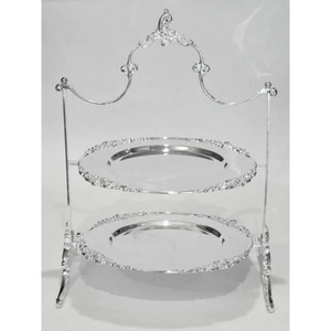 High Standard Quality Mango Wooden Multi-Layer <b>Cake</b> <b>Stand</b> With Round Platforms Reusable For Elegant Cupcake And <b>Cake</b> Display - Product Image 3