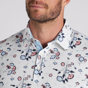 Polo personnalisé avec logo, de haute qualité, en sublimation, pour hommes, style sportif tendance, matière de qualité supérieure, qualité supérieure - Product Image 2