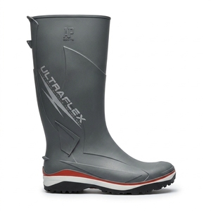 Bottes de pluie grises en caoutchouc, hauteur genou, imperméables, antidérapantes, pour le travail et les activités de plein air - Product Image 1