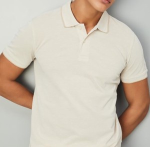 Polo pour homme en polycoton, design patchwork sportif, respirant, t-shirt mélangé, idéal pour la gym, l'entraînement et le sport - Product Image 5