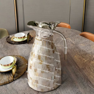 Tetera de Alta Calidad con Incrustaciones de Madreperla, Estilo Árabe, para Té y Café, Jarra Decorativa con Incrustaciones de Concha, por Candid mfg co - Product Image 5