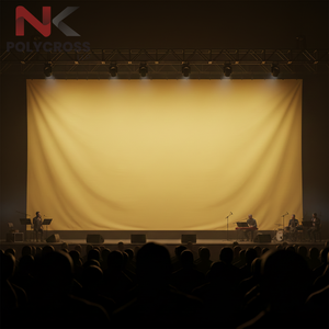 Toile de fond pour scène extérieure |   Bâche Imperméable Stratifiée Croisée en Tissu Stabilisé Anti-UV pour Scènes d'Événements et de Spectacles - Product Image 4