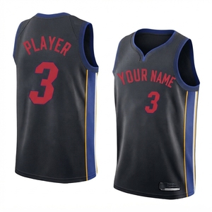 Maillot de basket-ball personnalisé pour hommes, sans manches, col en v, gris foncé, rouge, numéro 3, impression sublimée, tissu en maille anti-humidité - Product Image 1