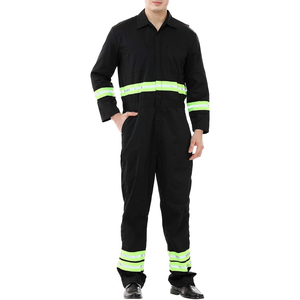 Combinaison de sécurité 100% coton FR, vêtements de travail industriels ignifuges, combinaison réfléchissante, uniforme de travail ignifuge - Product Image 1