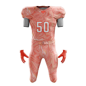 Uniforme de Fútbol Americano al por Mayor, Diseño Personalizado, Sublimación, Jersey Acolchado y Pantalones Cortos, Uniforme Juvenil de Fútbol Americano, Tackle Twill - Product Image 4