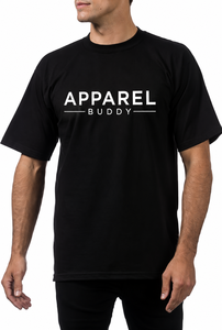 Camiseta de Manga Corta Casual para Hombre, Marca AMY, 100% Algodón, Corte Regular, Lisa, con Logotipo Personalizado al por Mayor - Product Image 2