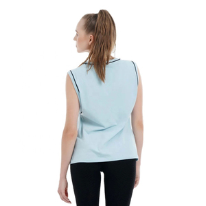 Camiseta sin mangas para mujer, de secado rápido, que absorbe la humedad, ligera, transpirable, de spandex y poliéster, ideal para uso diario. - Product Image 4