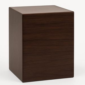 Urna Funeraria para Mascotas, Gatos y Perros |   Almohadillas Antideslizantes Ecológicas para Urna Cuadrada de Madera de Palisandro |   Suministros Funerarios Personalizables al por Mayor - Product Image 5