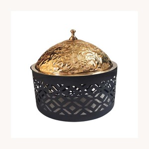 Plat à réchaud en métal martelé robuste, nouvelle arrivée, élégant, personnalisable, chauffe-plats, équipement de restauration à vendre - Product Image 4