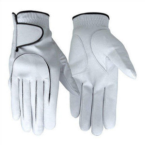 Gants de golf en cuir de chèvre véritable sur mesure pour hommes, gants de golf professionnels en cuir avec impression de logo, design élégant - Product Image 3