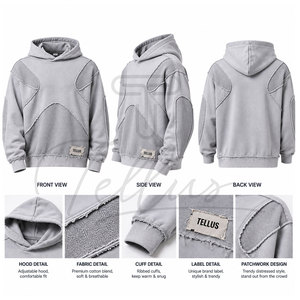 Nouveautés en promotion : sweats à capuche pour hommes, style unique, respirants, en matière de qualité supérieure - Product Image 5