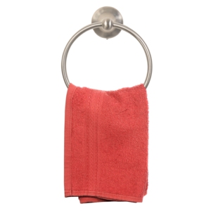 Minimalist Polished Chrome Bathroom <b>Towel</b> Ring Wall Mounted Single Round <b>Towel</b> <b>Holder</b> for hotel , projects - Product Image 4
