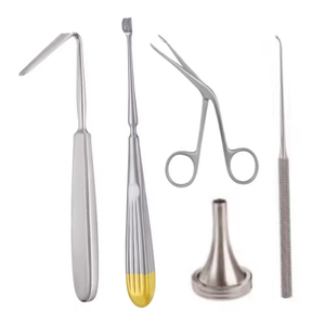 Juego de Instrumentos Quirúrgicos ORL, Instrumentos Completos para Oído, Nariz y Garganta, Herramientas de Acero Inoxidable de Precisión - Product Image 3