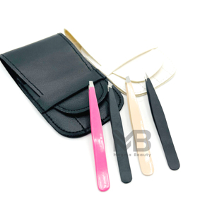 Pinzas de Precisión para Cejas con Logotipo Personalizado, Diseño Multicolor, Pinzas de Acero Inoxidable, Estilo Moderno - Product Image 6